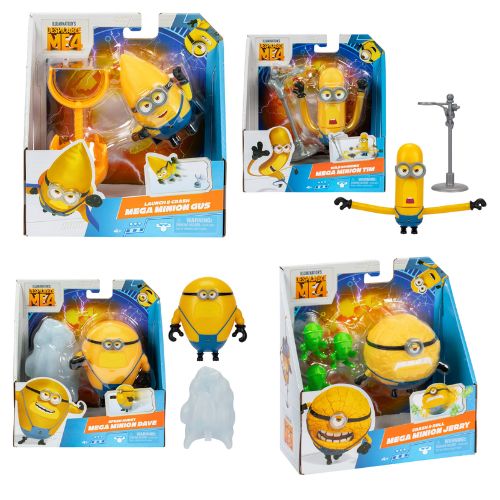 Despicable Me 4 10cm Mega Minion Figures – Styles May Vary