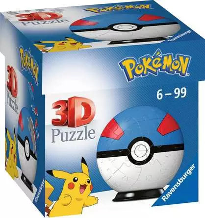 Ravensburger Pokémon Poké Ball 3D Puzzle - Styles May Vary