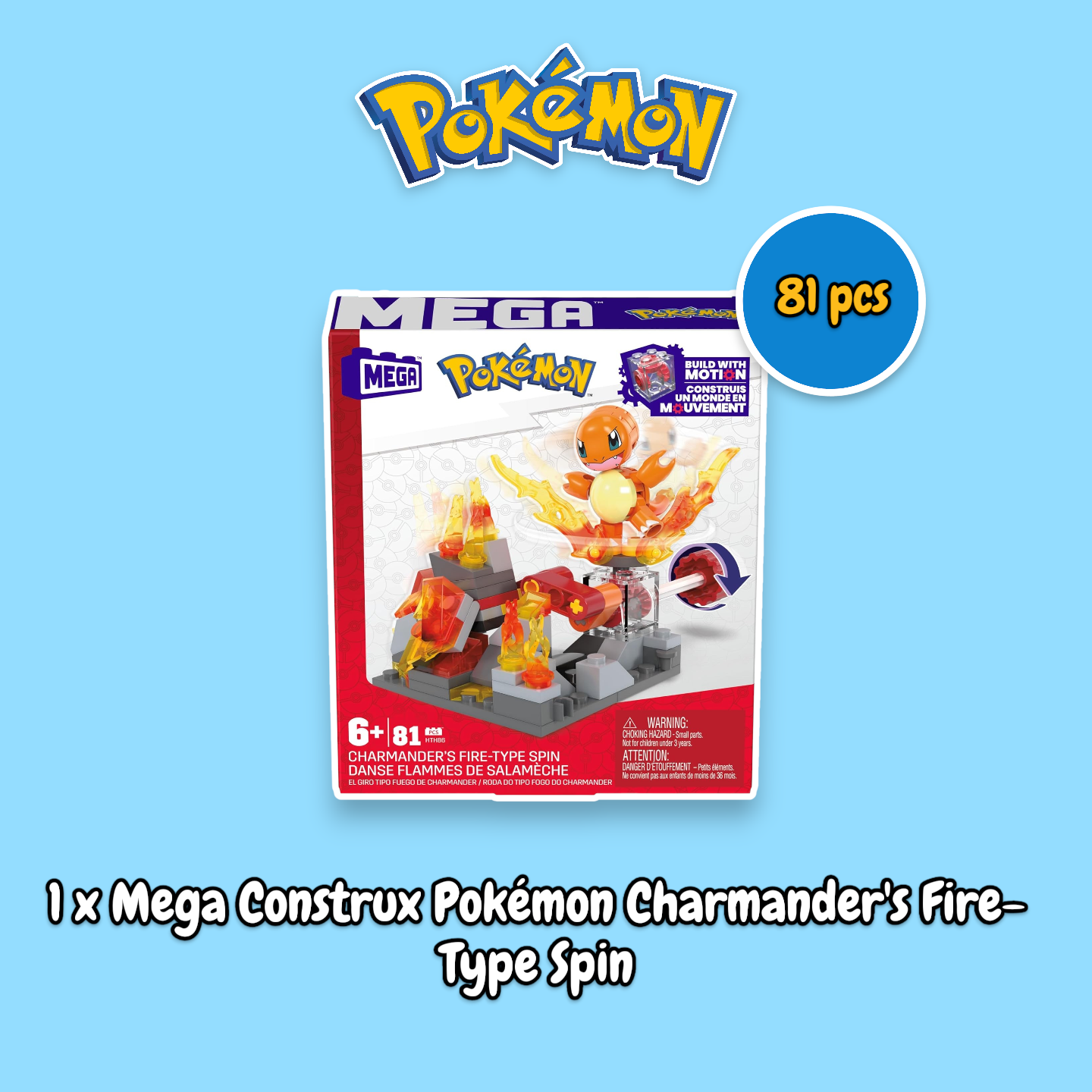 Mega Construx Pokemon 5 Item Bundle RRP £82.95