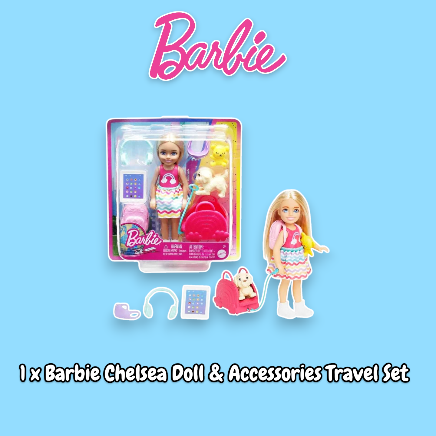 Barbie 5 Item Bundle inc Dolls, Playsets and Accessories RRP £83.95