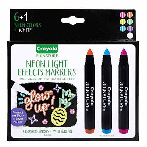 Crayola Signature Neon Light Effect Markers