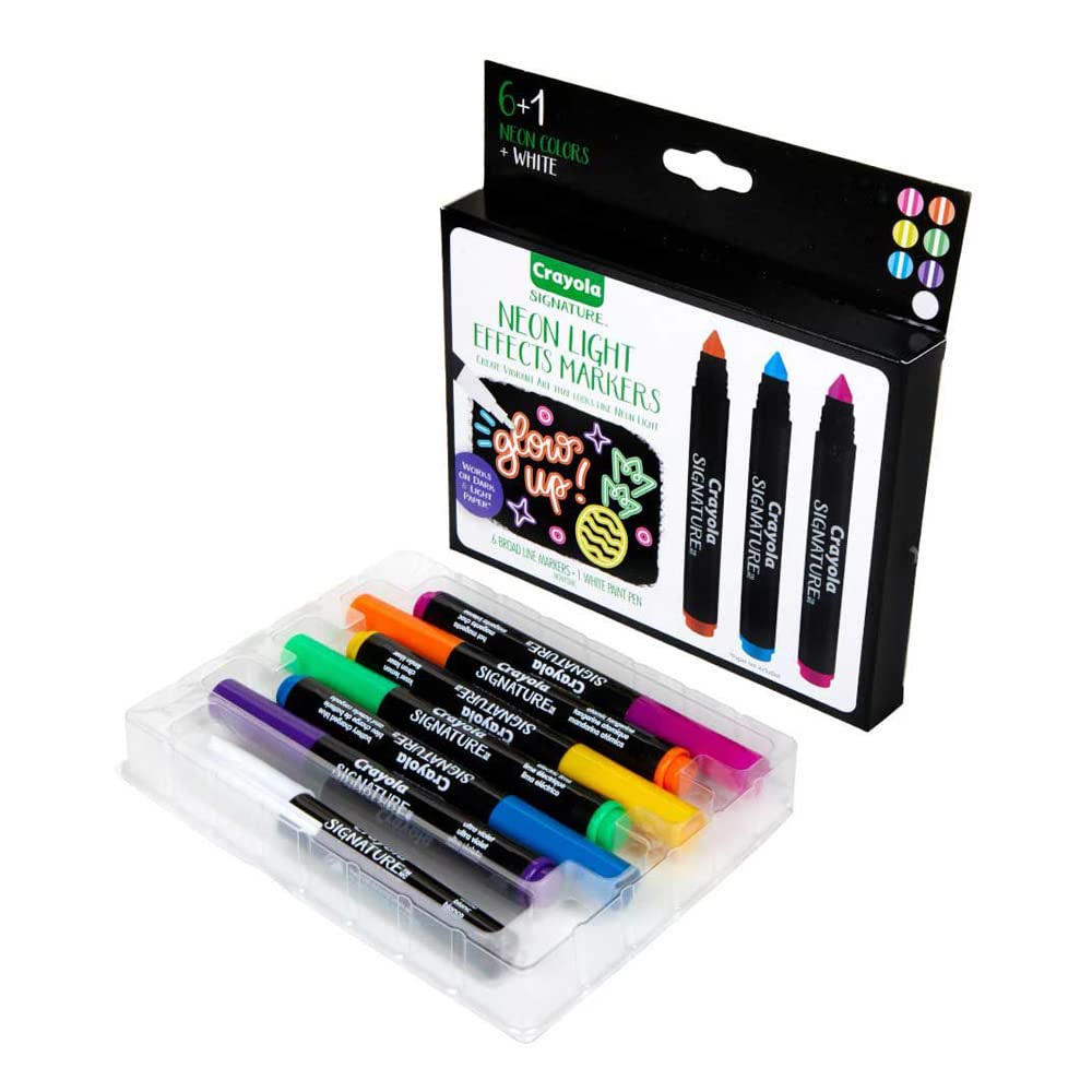 Crayola Signature Neon Light Effect Markers