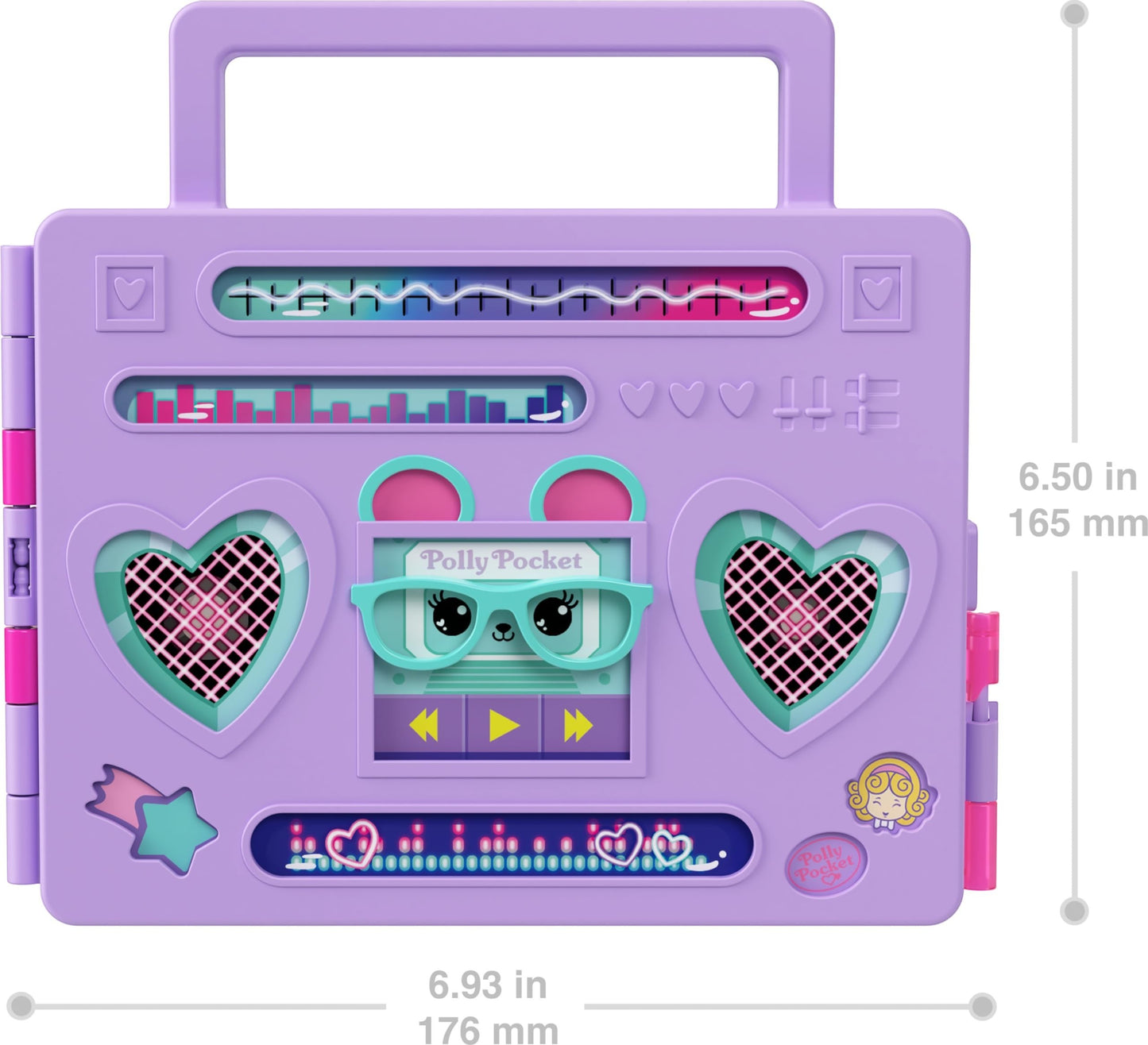 Polly Pocket Disco Dance Fashion Reveal Playser