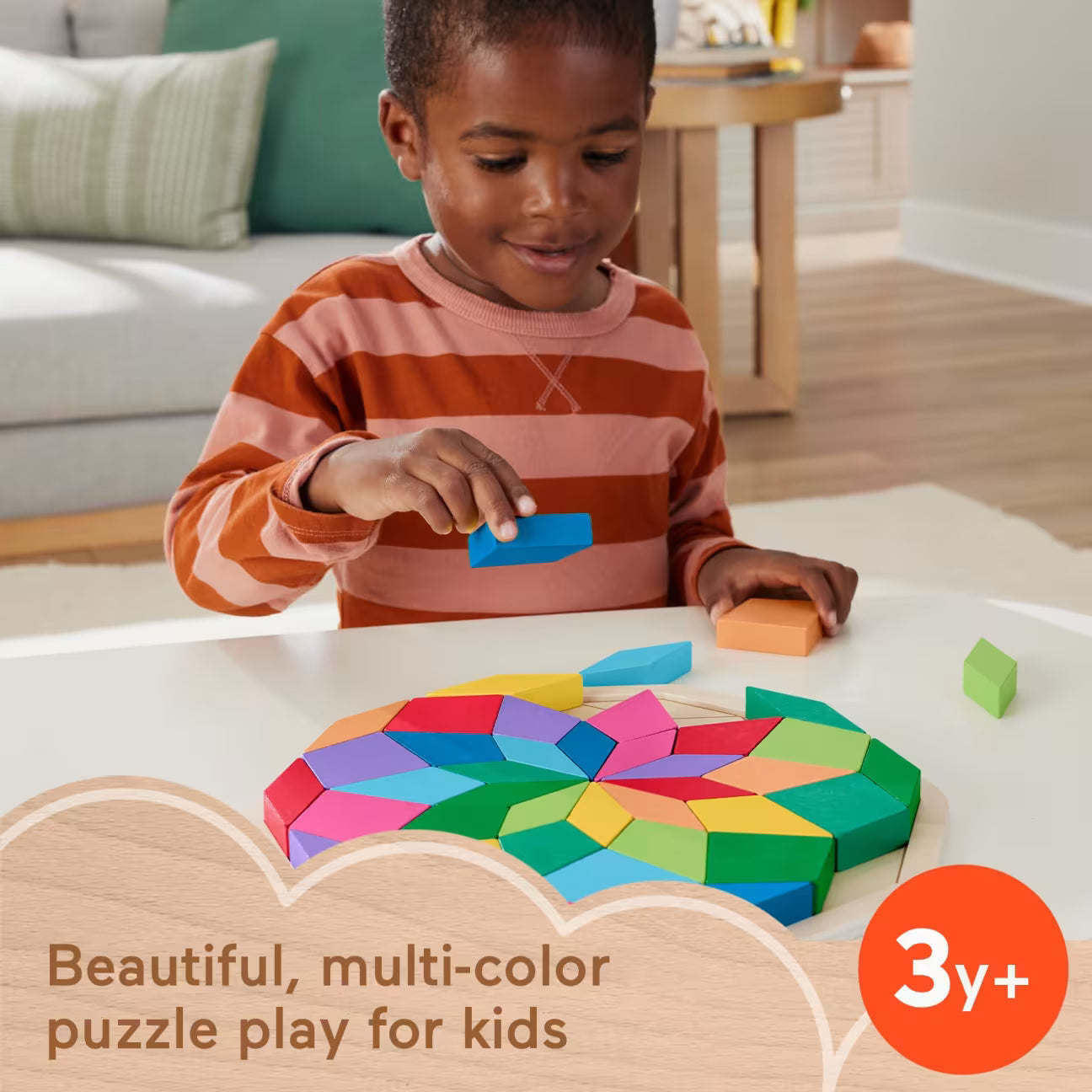 Fisher Price Wooden Mandala Puzzle