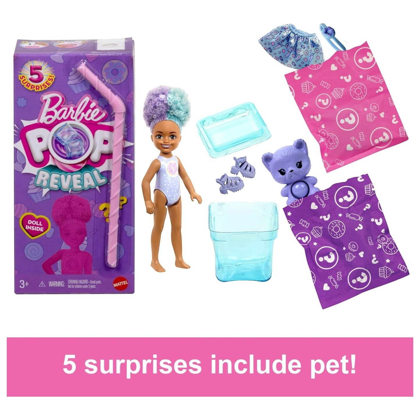 Barbie Chelsea Pop Reveal Doll