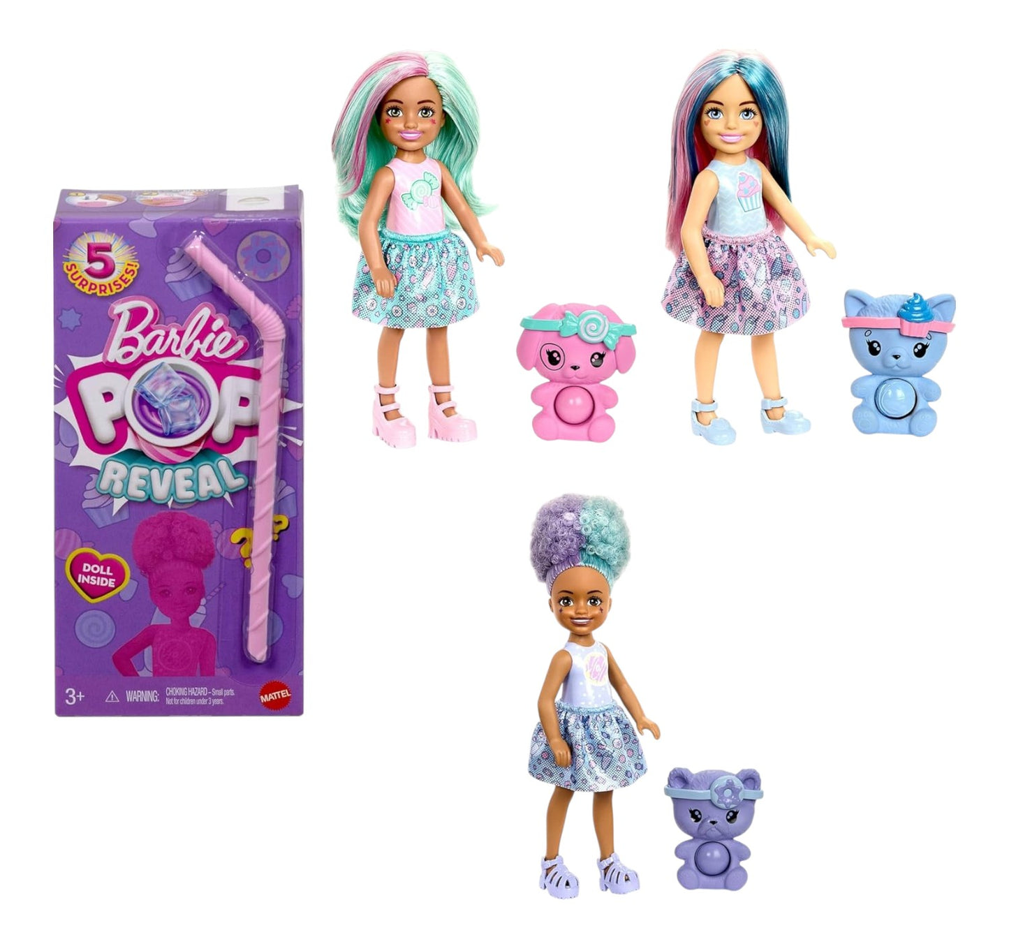 Barbie Chelsea Pop Reveal Doll