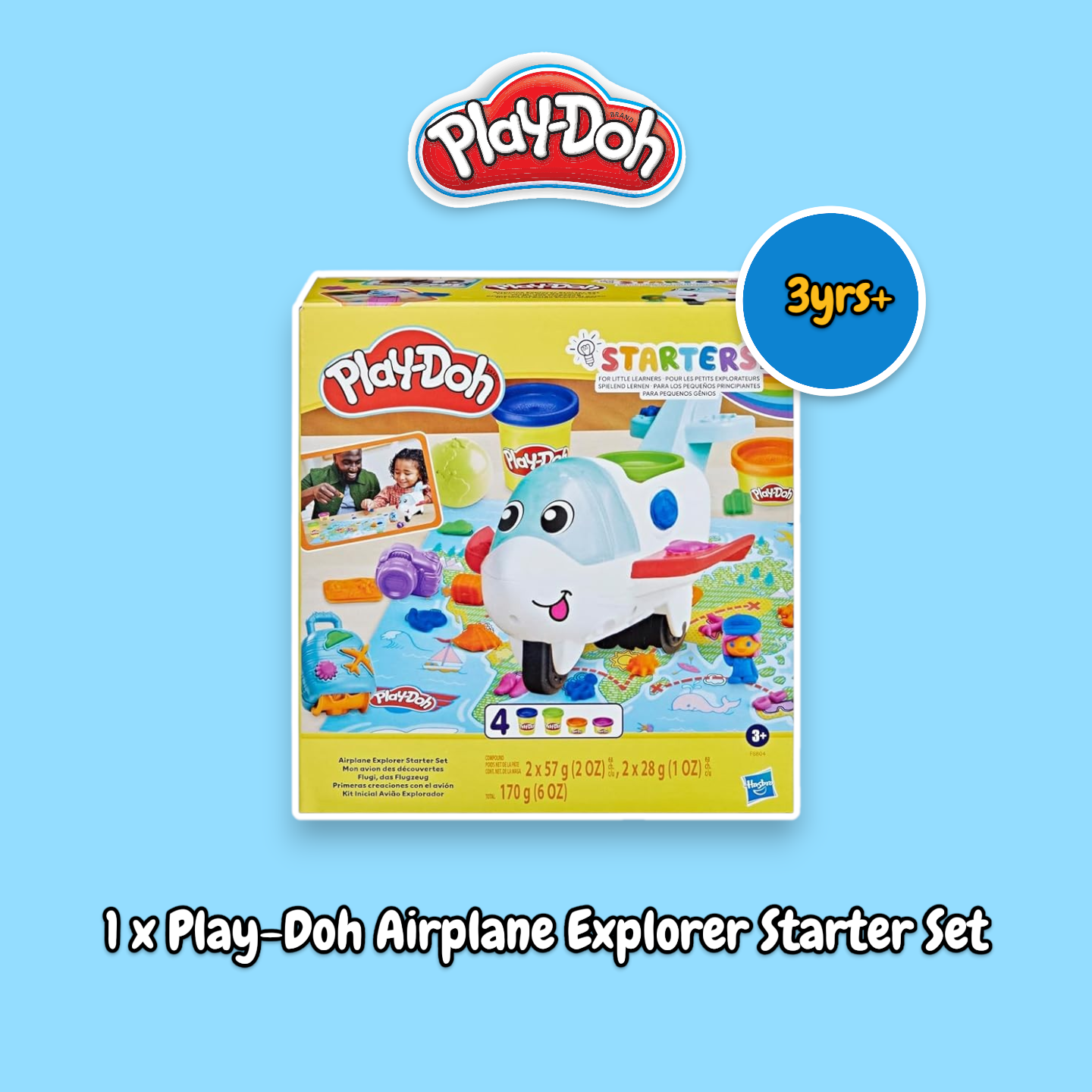 Play-Doh 5 Item Bundle Box inc. Playsets & Accessories RRP £53.95