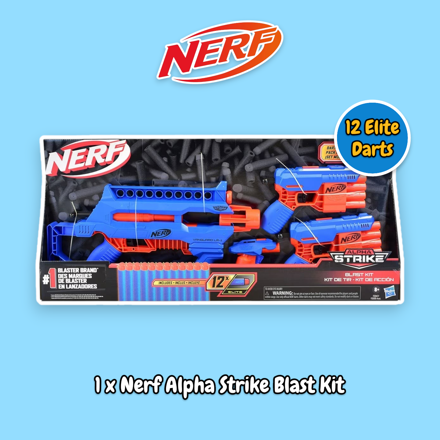 Nerf 5 Item Toy Bundle Box RRP £78.45