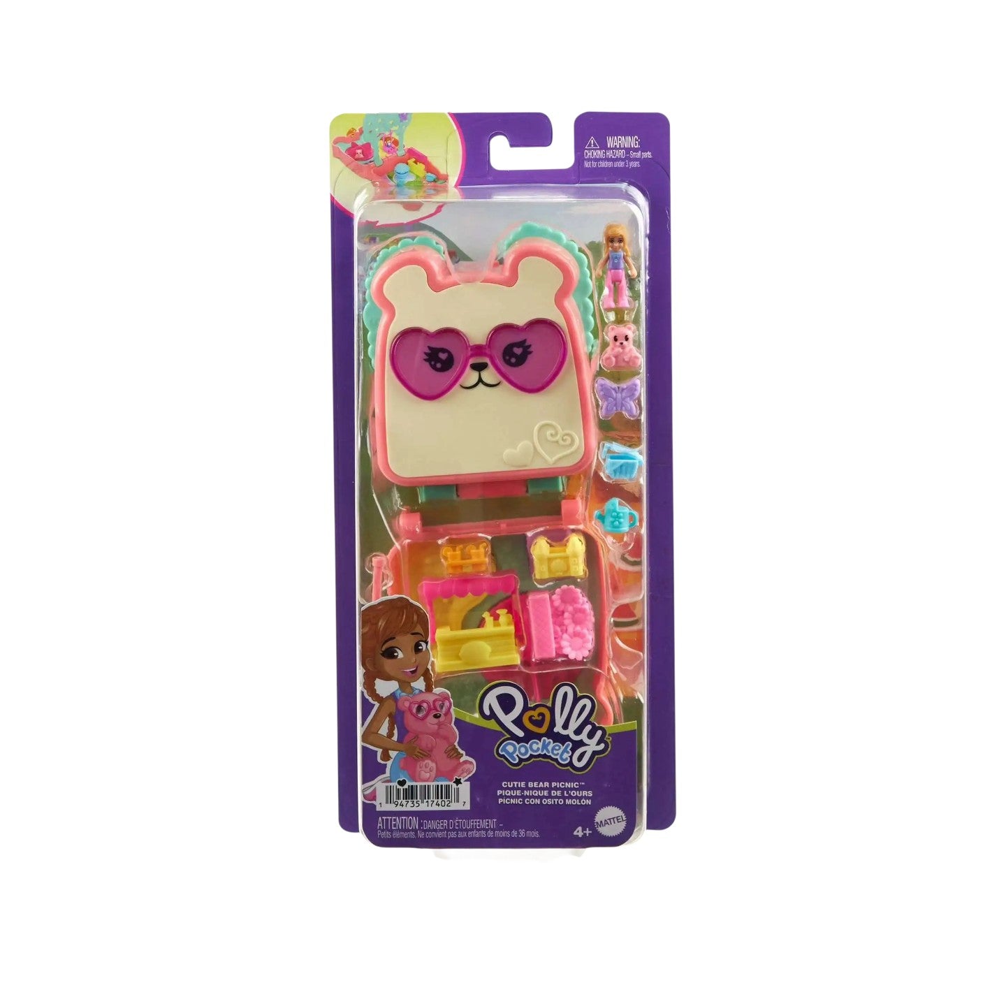 Polly Pocket Compact - Cutie Bear Picnic