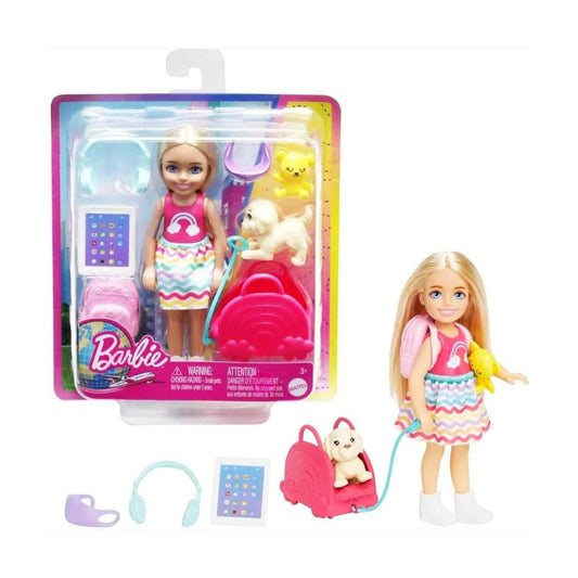 Barbie Chelsea Doll and Accessories Travel Set