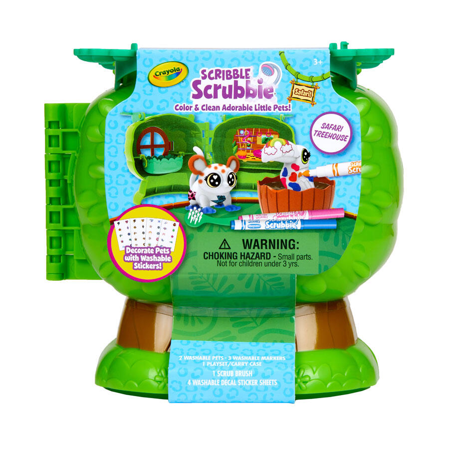 Crayola Scribble Scrubbie Safari Treehouse Playset